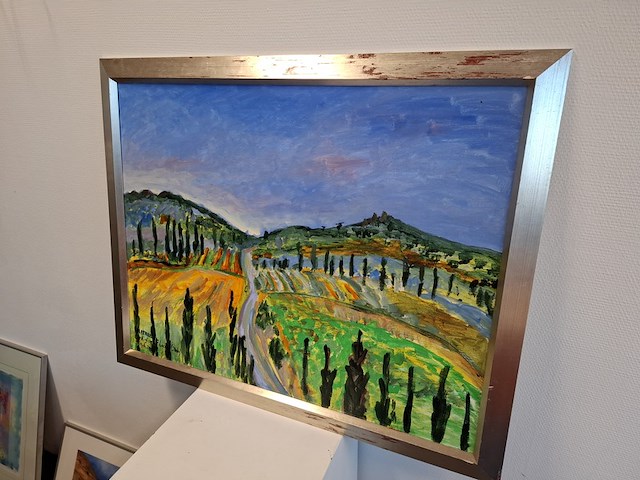 Acryl, maya wildevuur (1944-2023), toscane / italie, 2008 - afbeelding 3 van  9