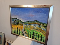 Acryl, maya wildevuur (1944-2023), toscane / italie, 2008 - afbeelding 3 van  9