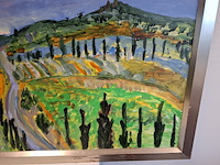 Acryl, maya wildevuur (1944-2023), toscane / italie, 2008 - afbeelding 5 van  9