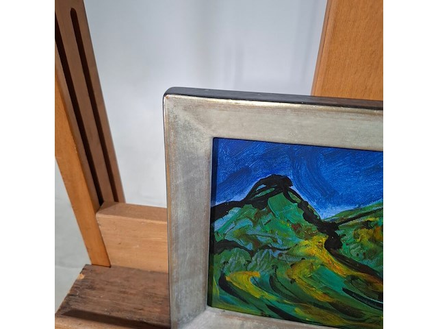 Acryl op canvas, maya wildevuur, nepal, 2000 - afbeelding 6 van  8