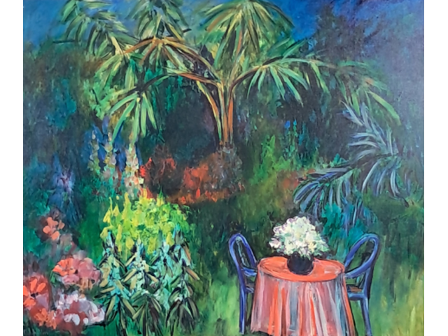 Acryl op doek, maya wildevuur, 2002 - afbeelding 1 van  8