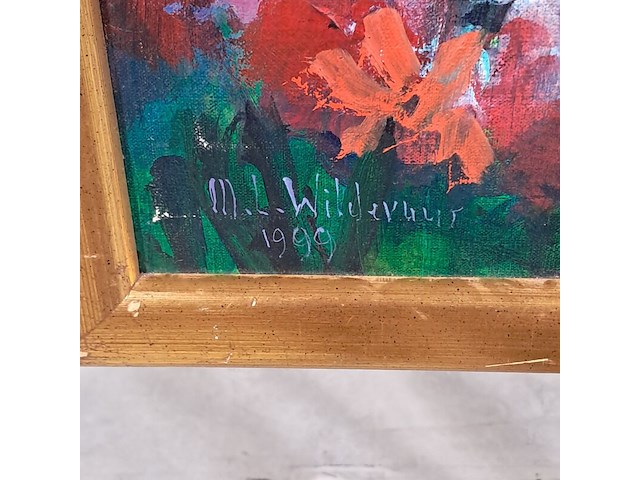 Acryl op doek, maya wildevuur, 2002 - afbeelding 3 van  8