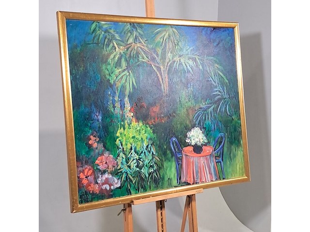 Acryl op doek, maya wildevuur, 2002 - afbeelding 4 van  8
