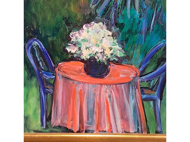 Acryl op doek, maya wildevuur, 2002 - afbeelding 6 van  8