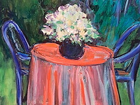Acryl op doek, maya wildevuur, 2002 - afbeelding 6 van  8