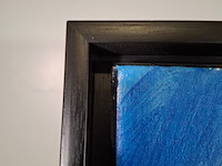 Acryl op doek, maya wildevuur, abstract, 1991 - afbeelding 8 van  10