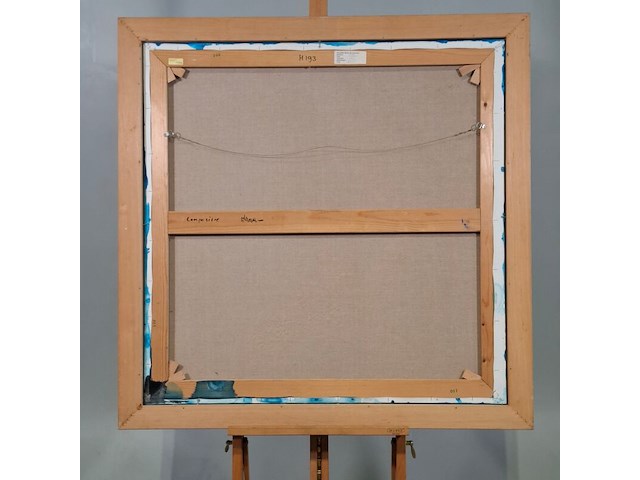 Acryl op doek, maya wildevuur, abstract, 2001 - afbeelding 8 van  9