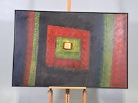 Acryl op doek, maya wildevuur, abstract, 2008 - afbeelding 2 van  9