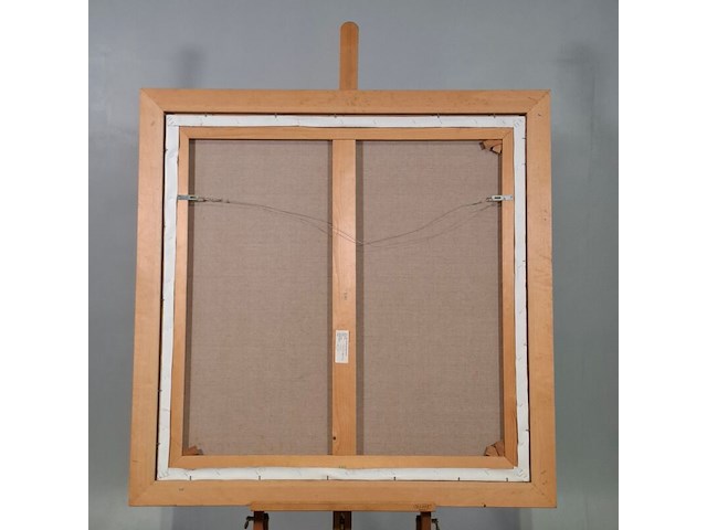 Acryl op doek, maya wildevuur, abstract / landschap, 1998 - afbeelding 7 van  8