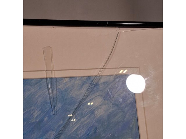 Acryl op doek, maya wildevuur, bloemenveld, 1999 - afbeelding 7 van  10
