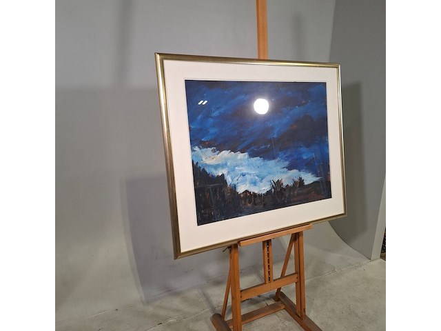 Acryl op doek, maya wildevuur, gletcher, 1993 - afbeelding 4 van  8