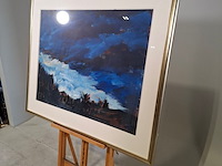 Acryl op doek, maya wildevuur, gletcher, 1993 - afbeelding 5 van  8