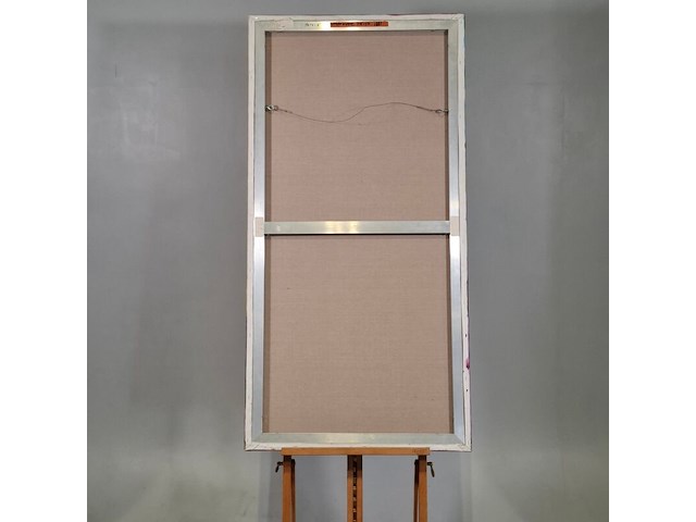 Acryl op doek, maya wildevuur, herero vrouw, 1998 - afbeelding 7 van  8