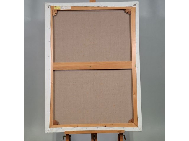 Acryl op doek, maya wildevuur, indiase vrouw - afbeelding 6 van  7