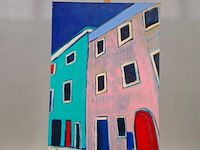 Acryl op doek, maya wildevuur, isla di giglio - afbeelding 2 van  8