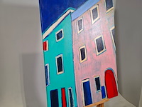 Acryl op doek, maya wildevuur, isla di giglio - afbeelding 4 van  8