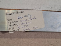 Acryl op doek, maya wildevuur, kalfje - afbeelding 8 van  8