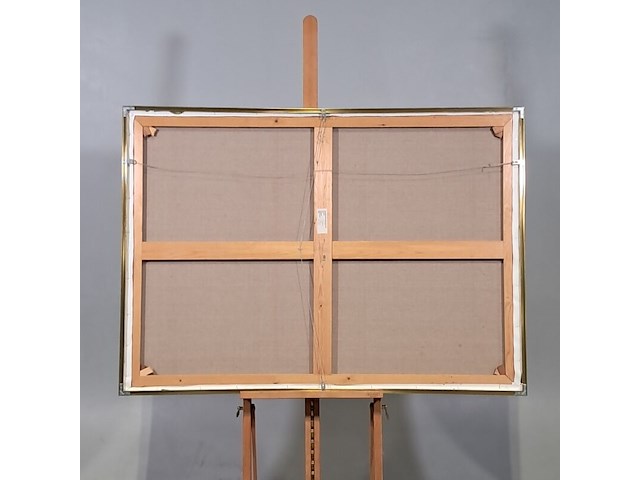 Acryl op doek, maya wildevuur, landschap, 1999 - afbeelding 6 van  7