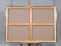 Acryl op doek, maya wildevuur, landschap, 1999 - afbeelding 6 van  7