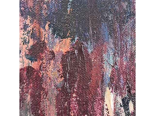 Acryl op doek, maya wildevuur, landschap, 2000 - afbeelding 6 van  8