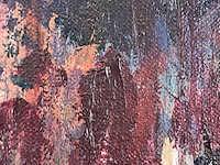 Acryl op doek, maya wildevuur, landschap, 2000 - afbeelding 6 van  8