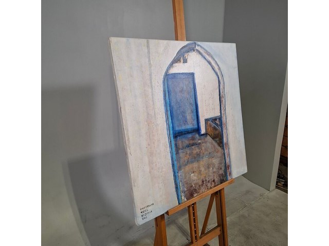 Acryl op doek, maya wildevuur, marokko - afbeelding 4 van  8
