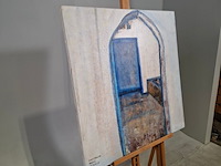 Acryl op doek, maya wildevuur, marokko - afbeelding 4 van  8