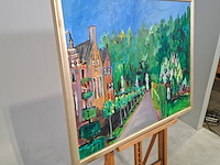 Acryl op doek, maya wildevuur, menkemaborg, 2001 - afbeelding 4 van  8