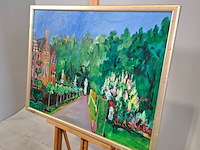Acryl op doek, maya wildevuur, menkemaborg, 2001 - afbeelding 5 van  8