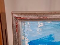 Acryl op doek, maya wildevuur, mexico, 1993 - afbeelding 4 van  8