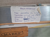 Acryl op doek, maya wildevuur, moeder en kind, 1999 - afbeelding 9 van  9