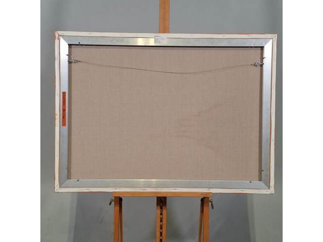 Acryl op doek, maya wildevuur, springbokje, 1994 - afbeelding 7 van  8
