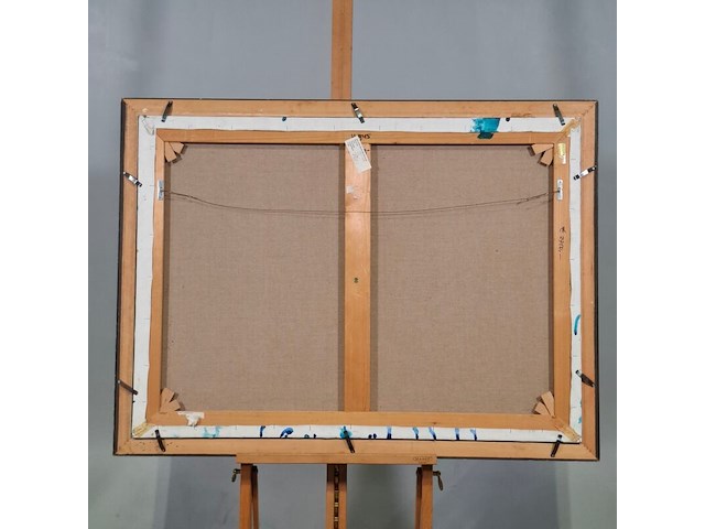 Acryl op doek, maya wildevuur, vis - afbeelding 8 van  9