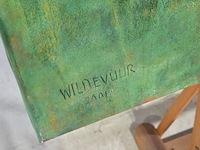 Acryl op doek, maya wildevuur - afbeelding 3 van  7