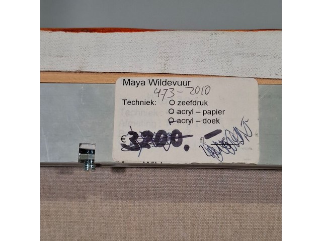 Acryl op doek, maya wildevuur - afbeelding 7 van  7