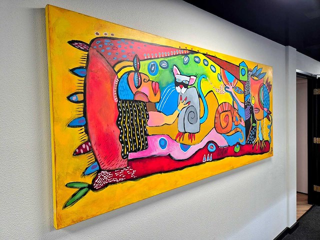 Acryl op doek simon bruno - afbeelding 4 van  4