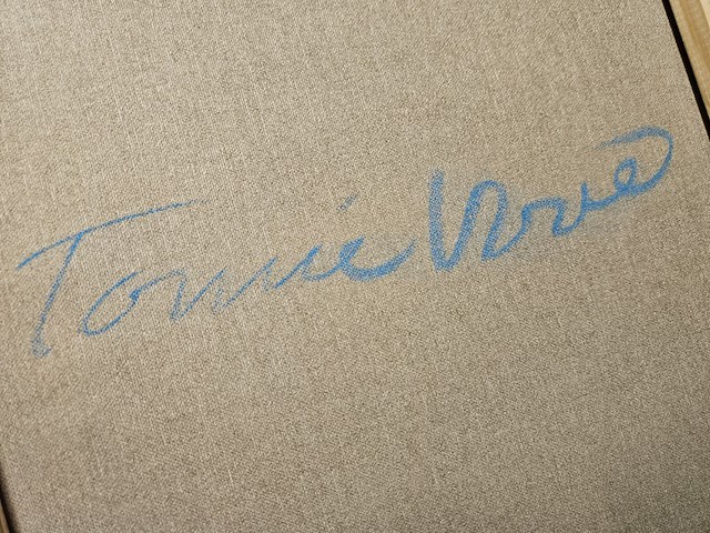 Acryl op doek, tonnie voorn, "koe uut almelo" - afbeelding 4 van  5
