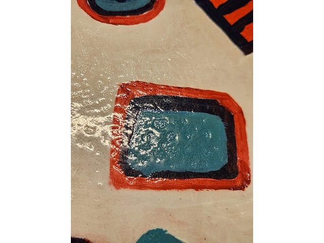 Acryl op doek, tonnie voorn, "mannetje" - afbeelding 2 van  4