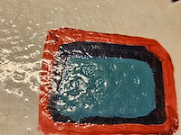 Acryl op doek, tonnie voorn, "mannetje" - afbeelding 2 van  4