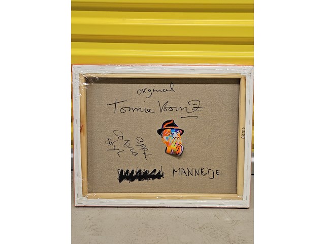 Acryl op doek, tonnie voorn, "mannetje" - afbeelding 4 van  4