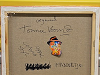 Acryl op doek, tonnie voorn, "mannetje" - afbeelding 4 van  4