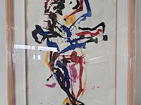 Acryl op geschept papier, anton heyboer - afbeelding 1 van  6