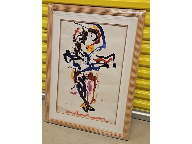 Acryl op geschept papier, anton heyboer - afbeelding 2 van  6