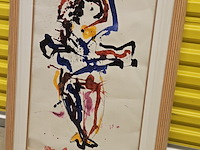 Acryl op geschept papier, anton heyboer - afbeelding 2 van  6