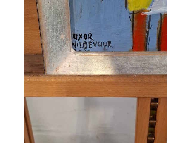 Acryl op karton, maya wildevuur, luxor, 1998 - afbeelding 3 van  8