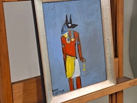 Acryl op karton, maya wildevuur, luxor, 1998 - afbeelding 5 van  8