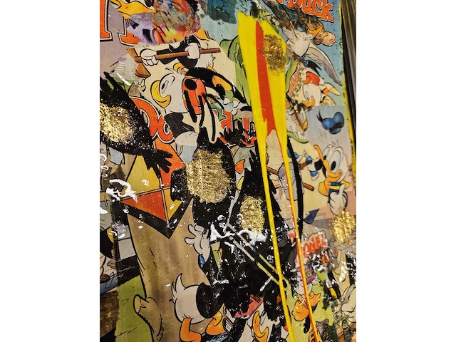 Acryl op karton, tonnie voorn, mixmedia - afbeelding 3 van  3