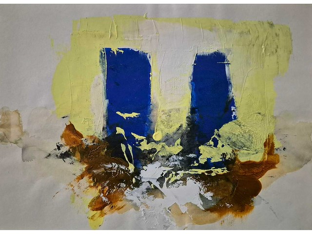 Acryl op papier hans van horck - afbeelding 1 van  2