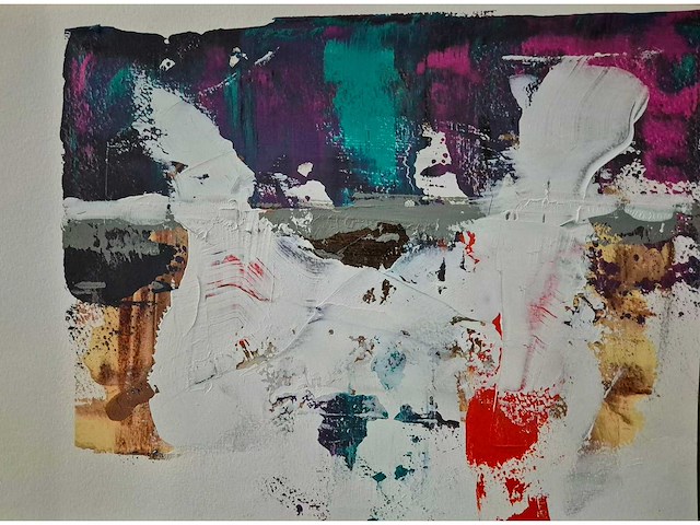 Acryl op papier hans van horck - afbeelding 1 van  2