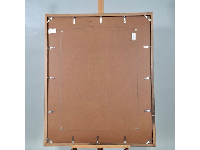 Acryl op papier, maya wildevuur, dansers / oproakeldais, 1997 - afbeelding 8 van  9